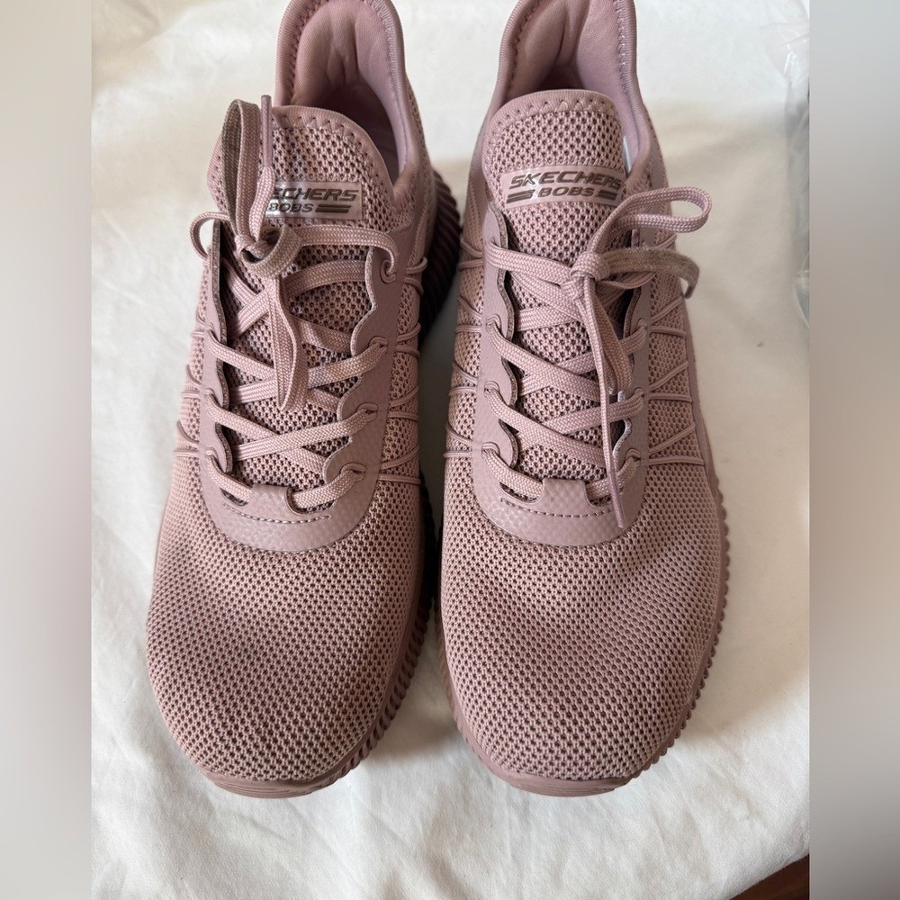 Skechers BOBS Sport Geo New Aesthetics 117417 Women's Sneakers 10 Rose Shoes - Picture 9 of 10